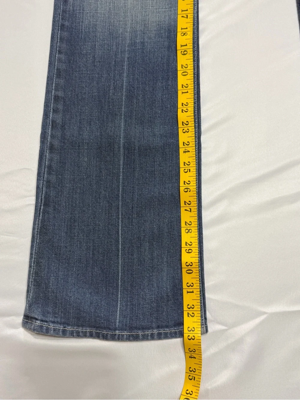 7 For All Mankind Flynt Light Blue Flare Jeans
